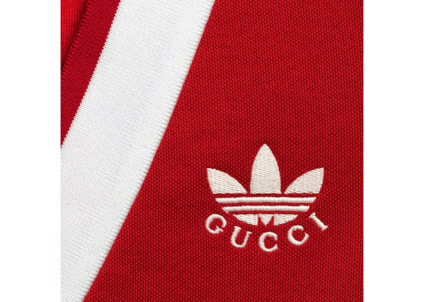 Gucci x adidas Cotton Jersey Dress Bright Red - 2