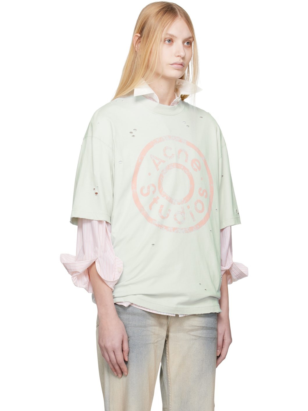 Blue Relaxed Fit Logo T-shirt - 2