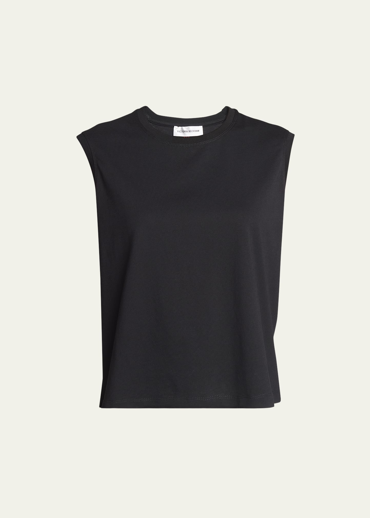 Boxy Sleeveless T-Shirt - 1