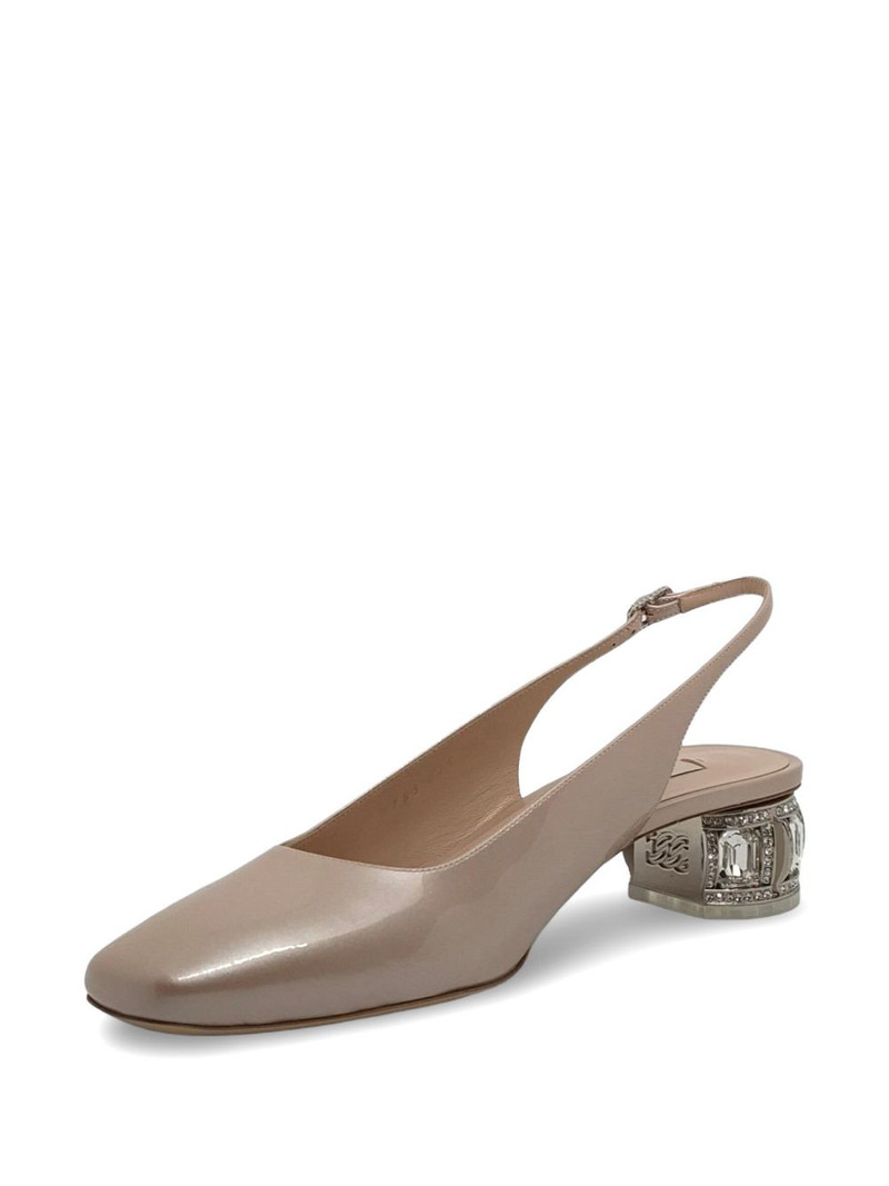 crystal-embellished slingback pumps 4