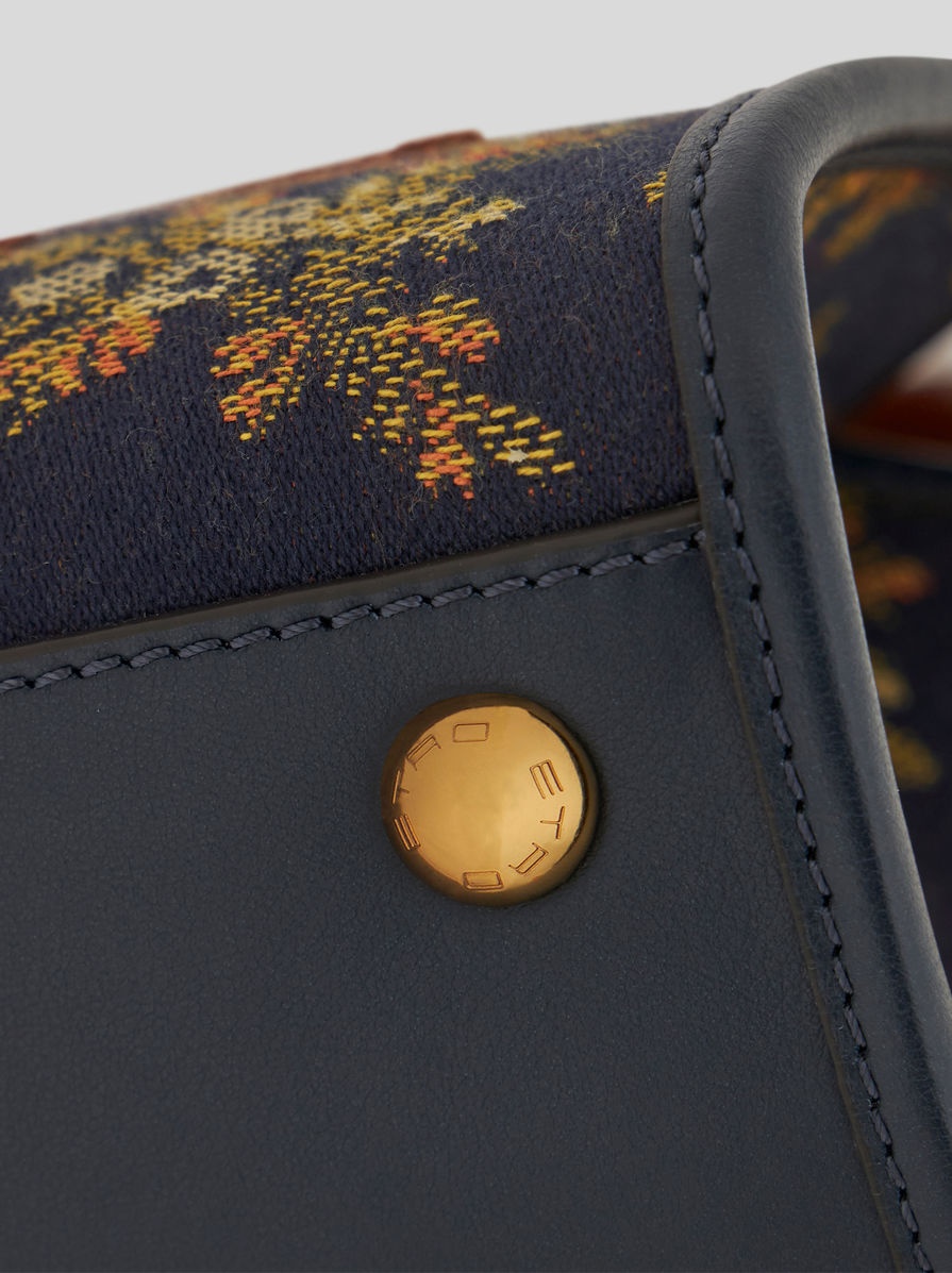 SMALL JACQUARD LOVE TROTTER BAG WITH APPLE PATTERN - 6