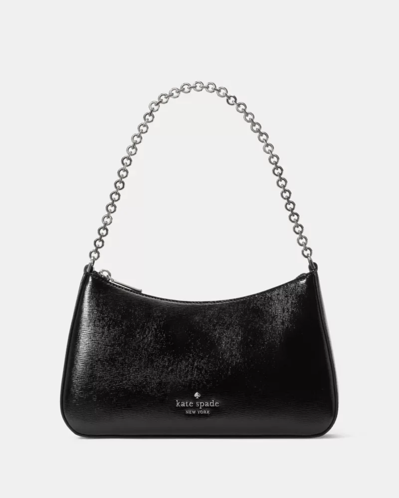 Margot Textured Patent Leather Convertible Crossbody - 1