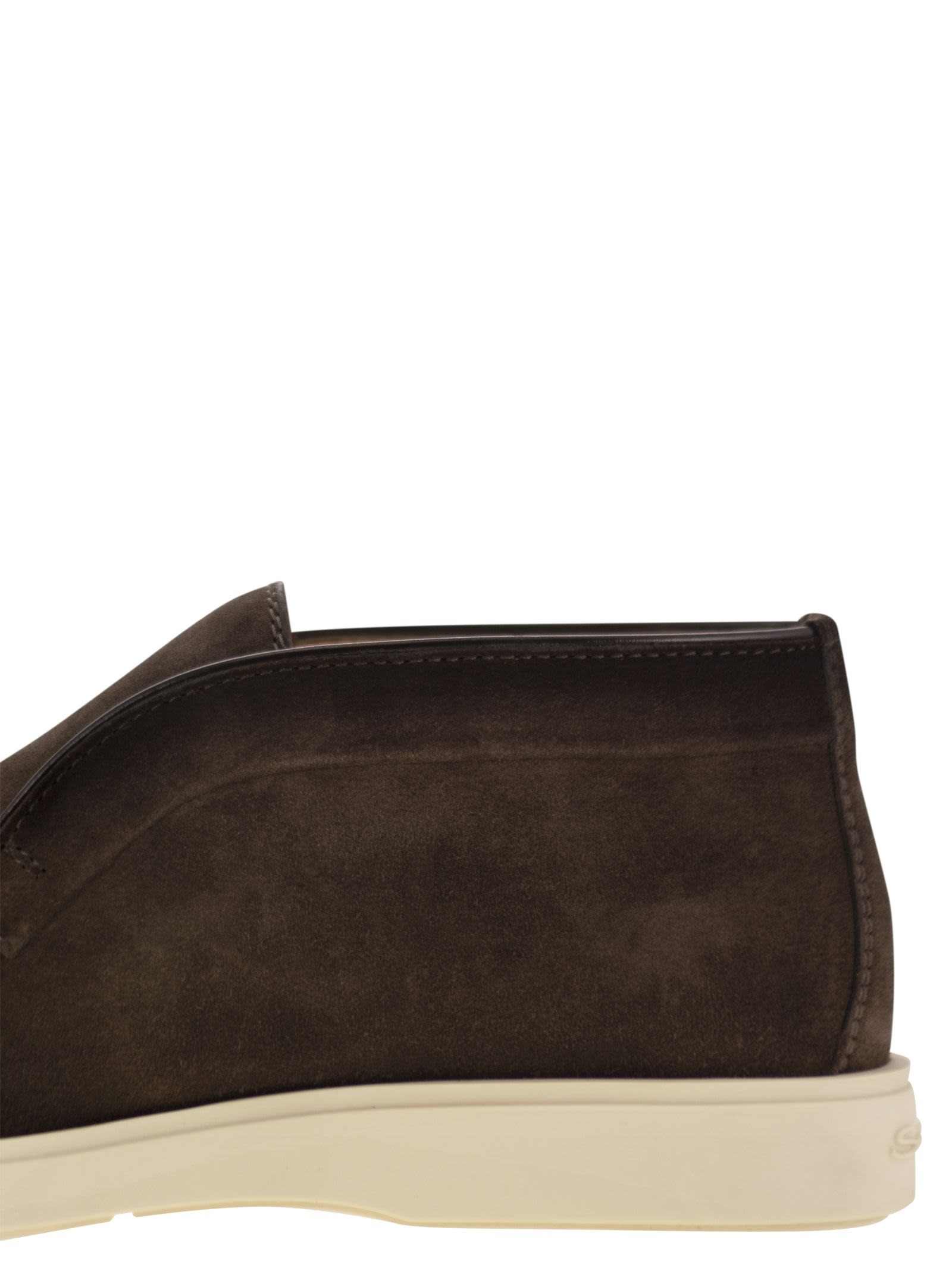 Santoni Men Suede Desert Boot - 7