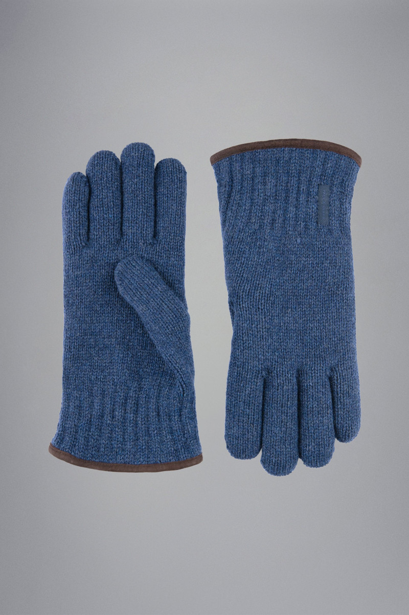 RE-WOOL GLOVES WITH SUEDE DETAILS 1