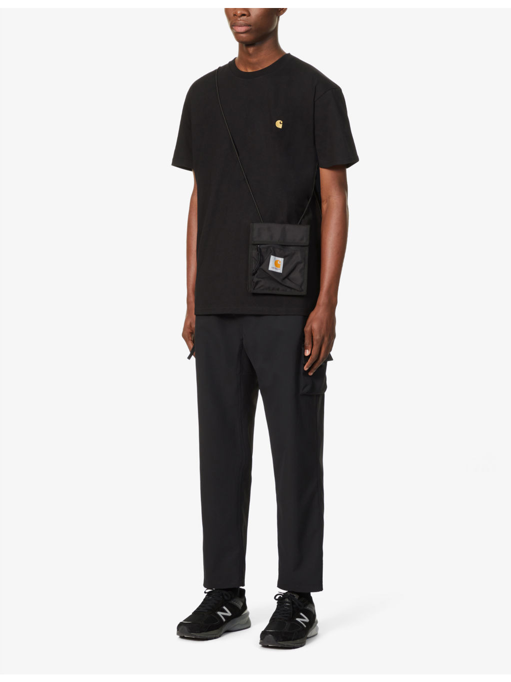 Chase brand-embroidered cotton-jersey T-shirt - 2