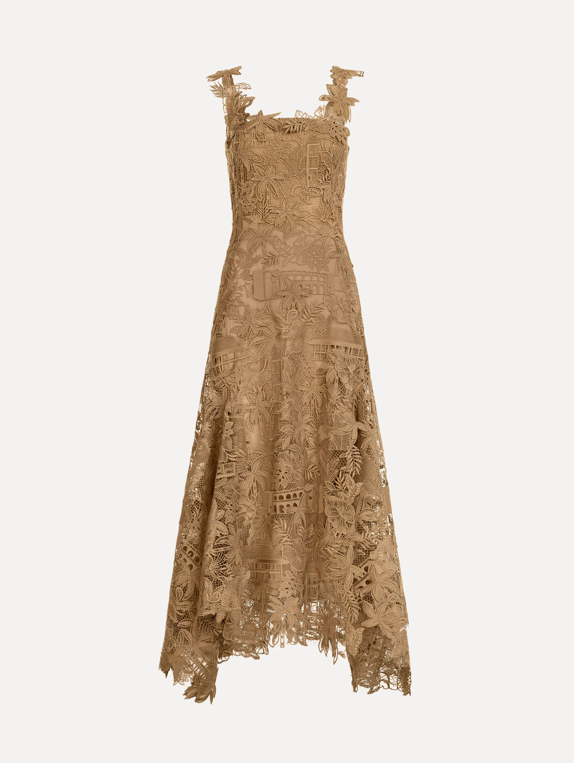 DOMINICAN LANDSCAPE GUIPURE DRESS - 1