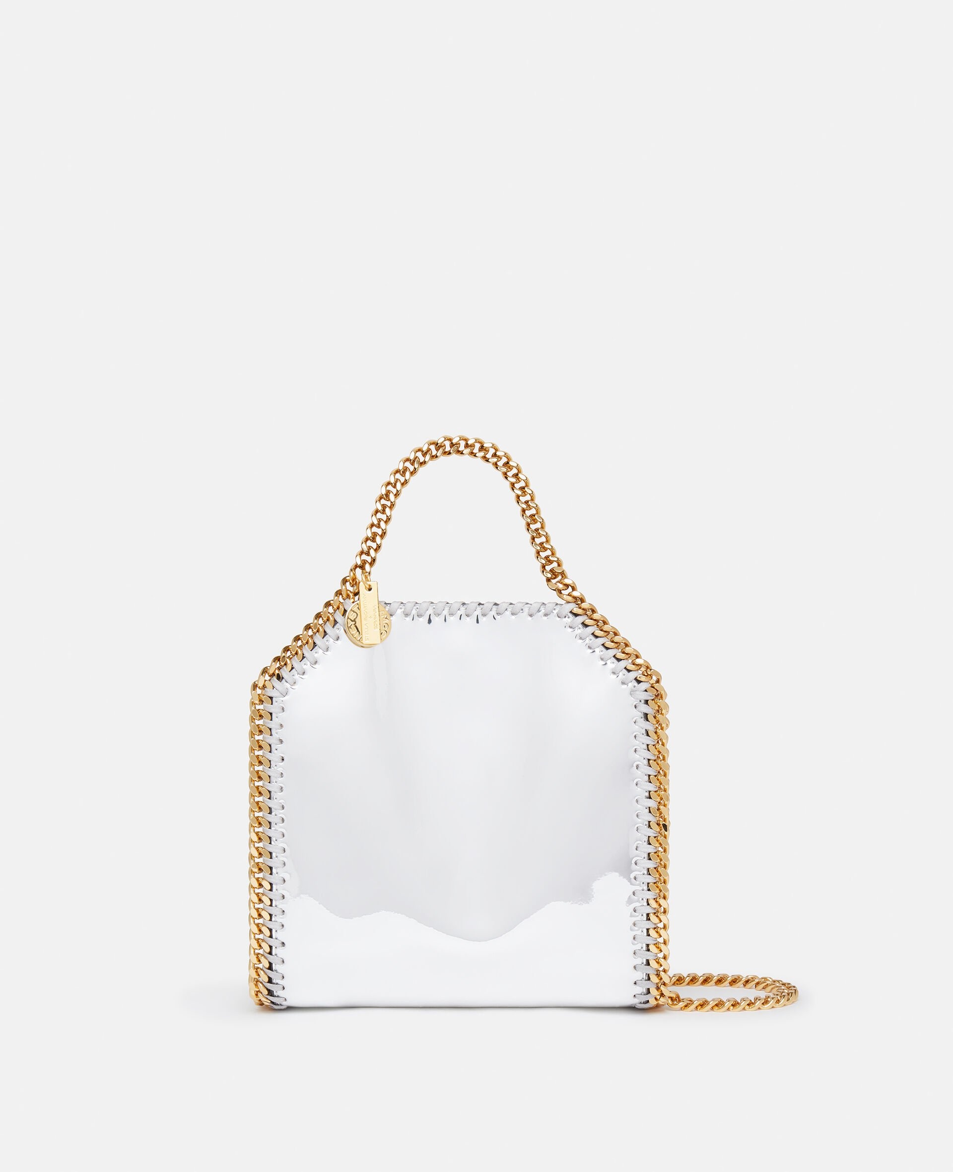 Falabella Mirrored Chrome-Finish Tote Bag - 1