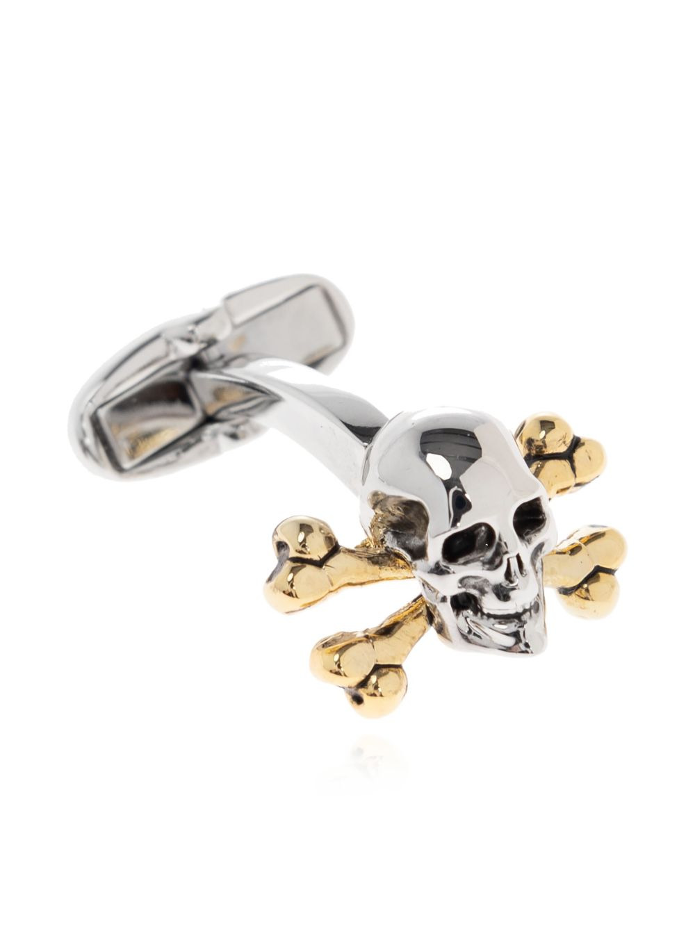 skull crossbones-motif cufflinks - 4