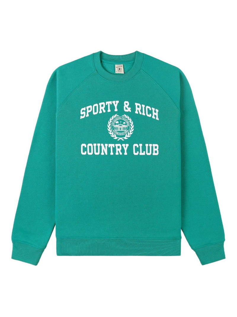 graphic-print crew-neck sweatshirt 1