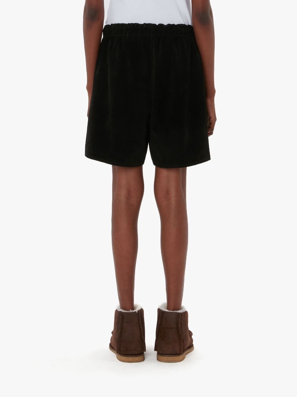 DRAWSTRING LEATHER SHORTS - 3