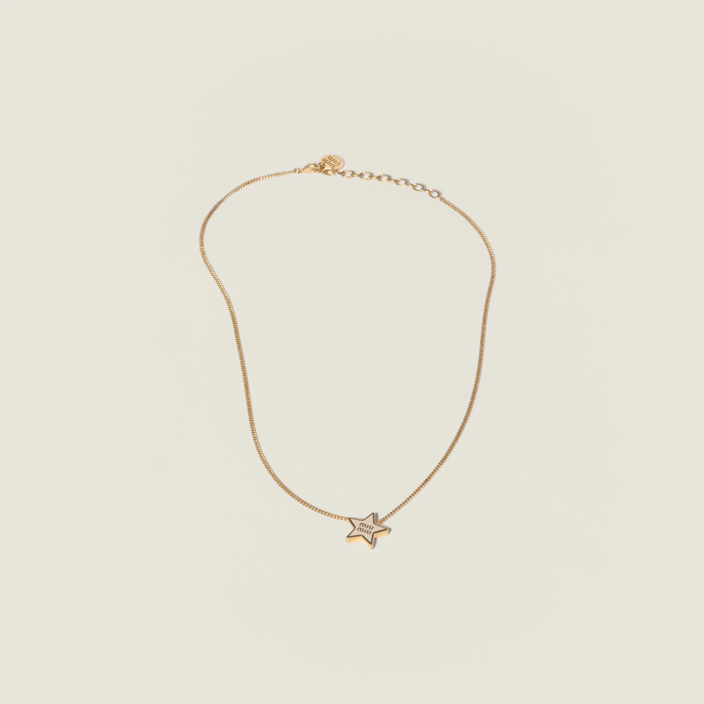 Enameled metal necklace - 1