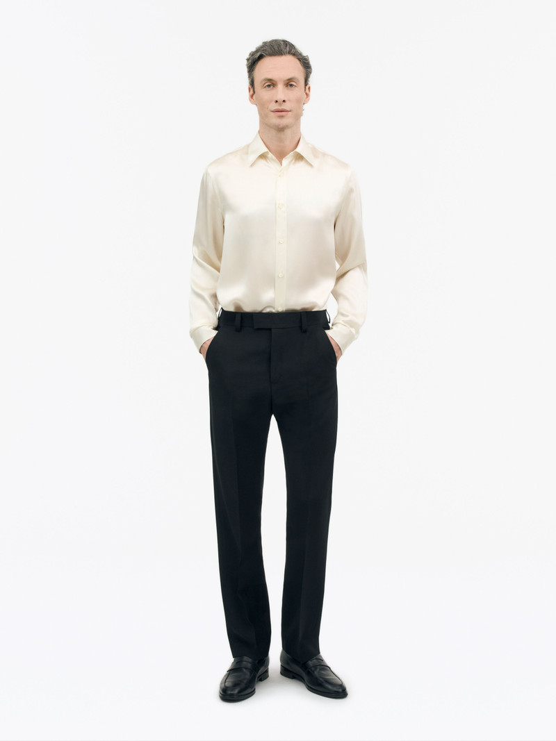 TIGER OF SWEDEN Lowan Regular-Fit Silk Shirt outlook