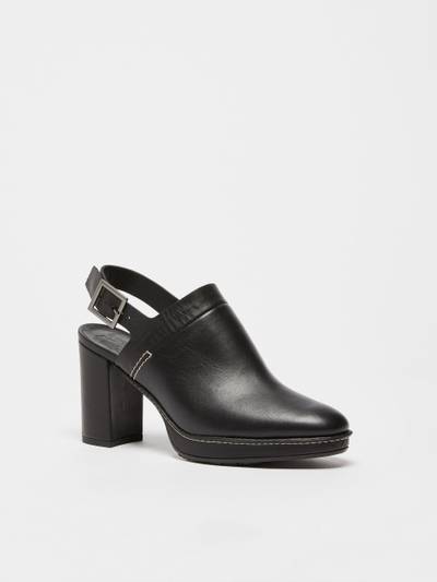 Max Mara CLOS Leather mules outlook