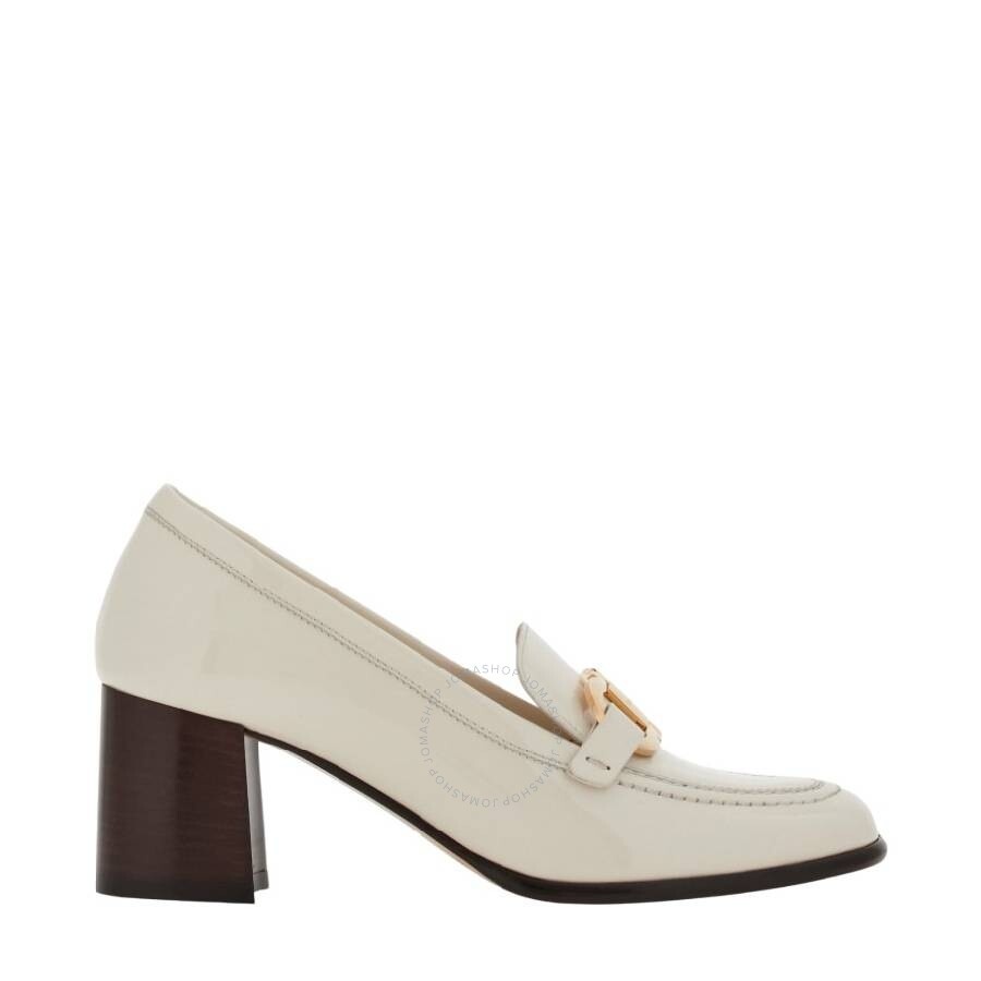 Ferragamo Heeled Loafer With Gancini Ornament - 1