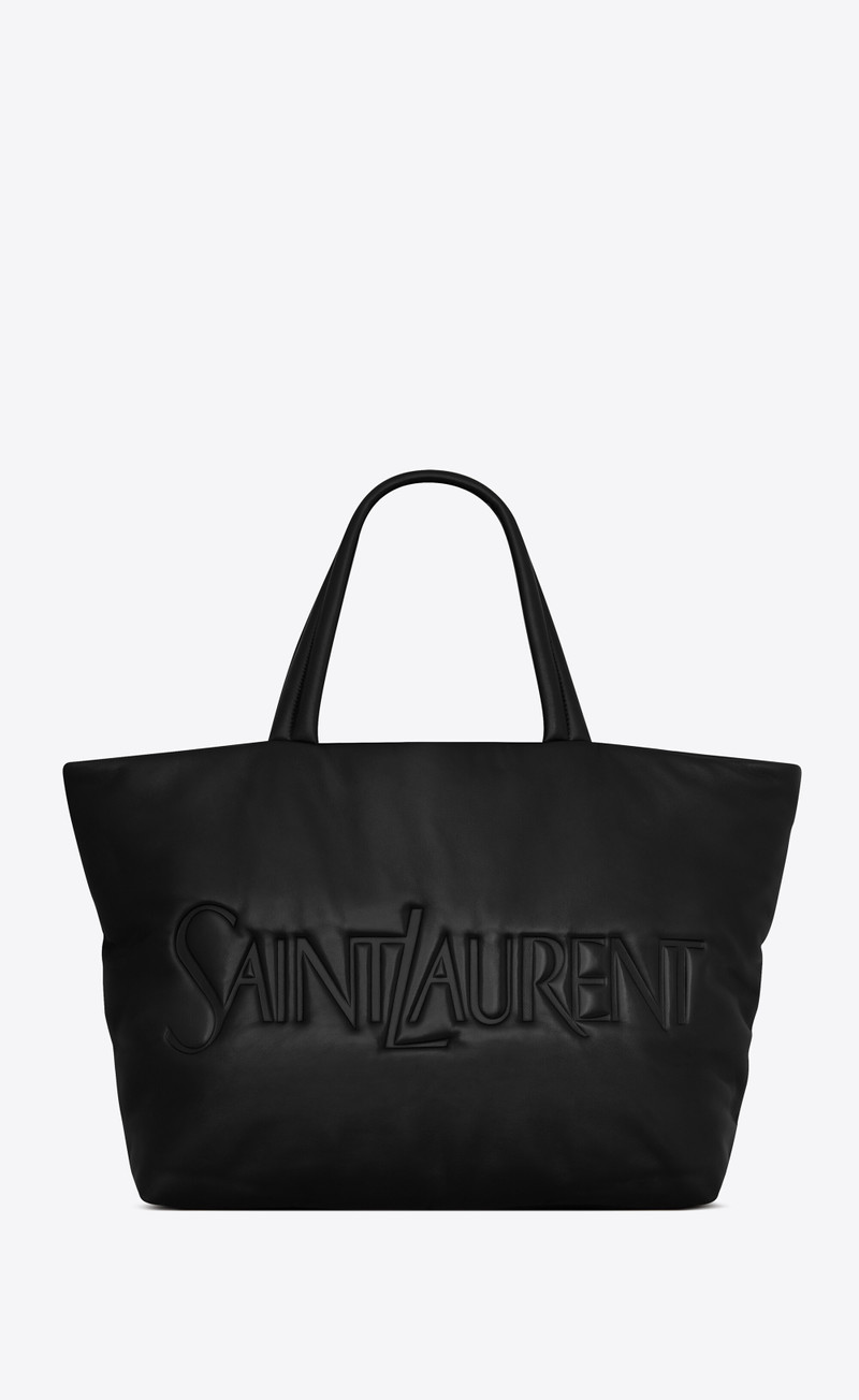 saint laurent tote in nappa lambskin - 1
