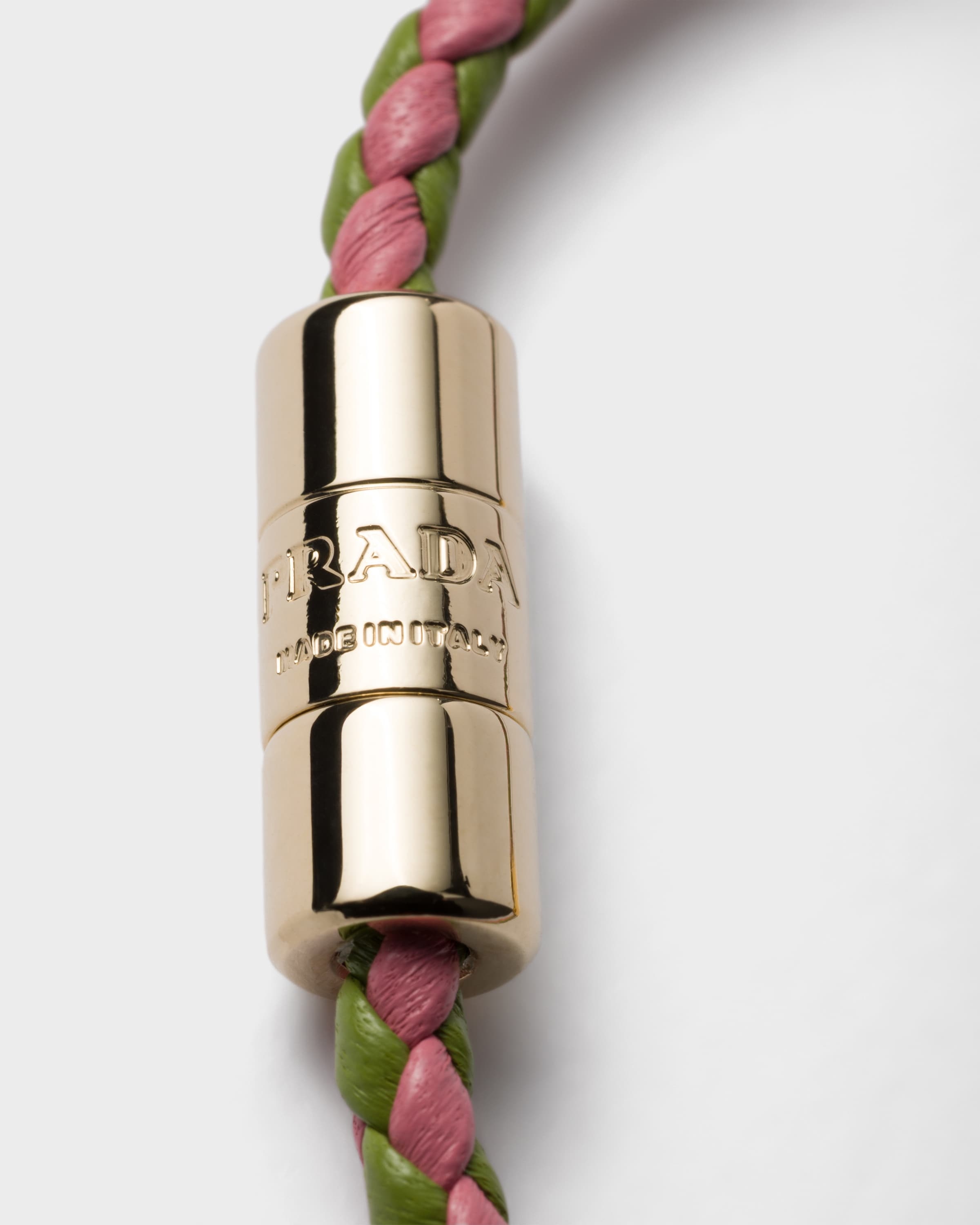Braided nappa leather bracelet - 2