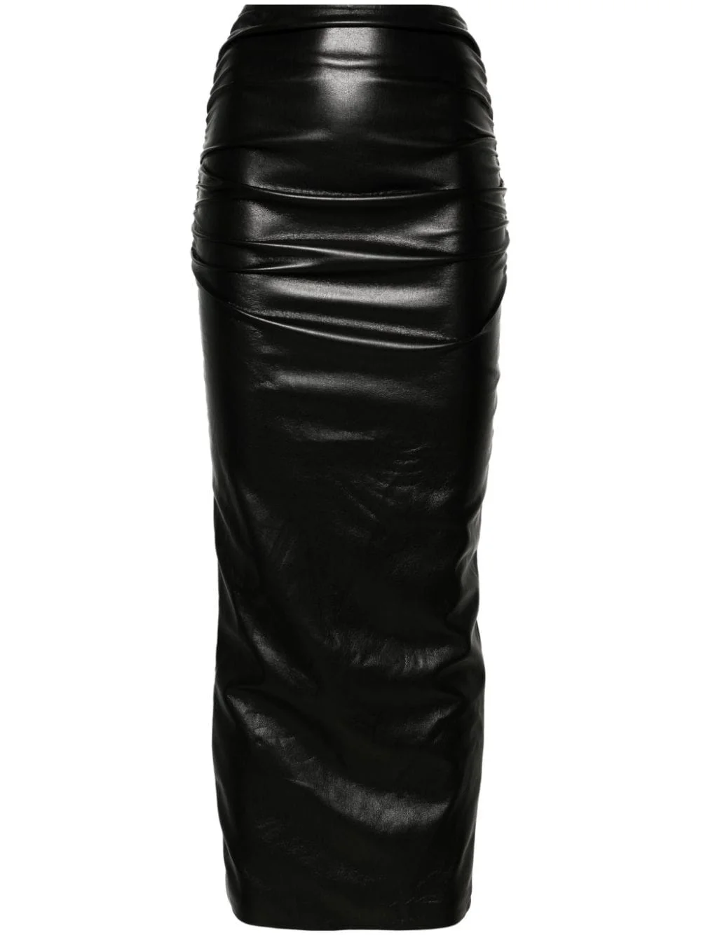 Hester ruched-detail midi skirt - 1