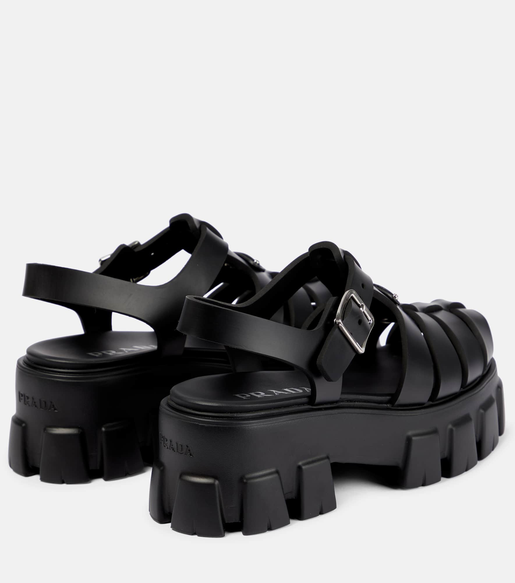 Monolith platform sandals - 3
