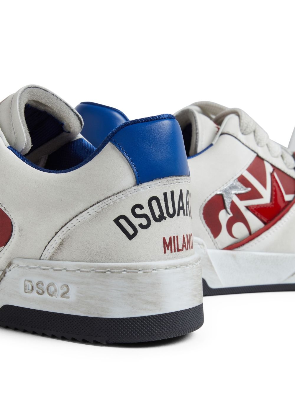 panelled sneakers - 4