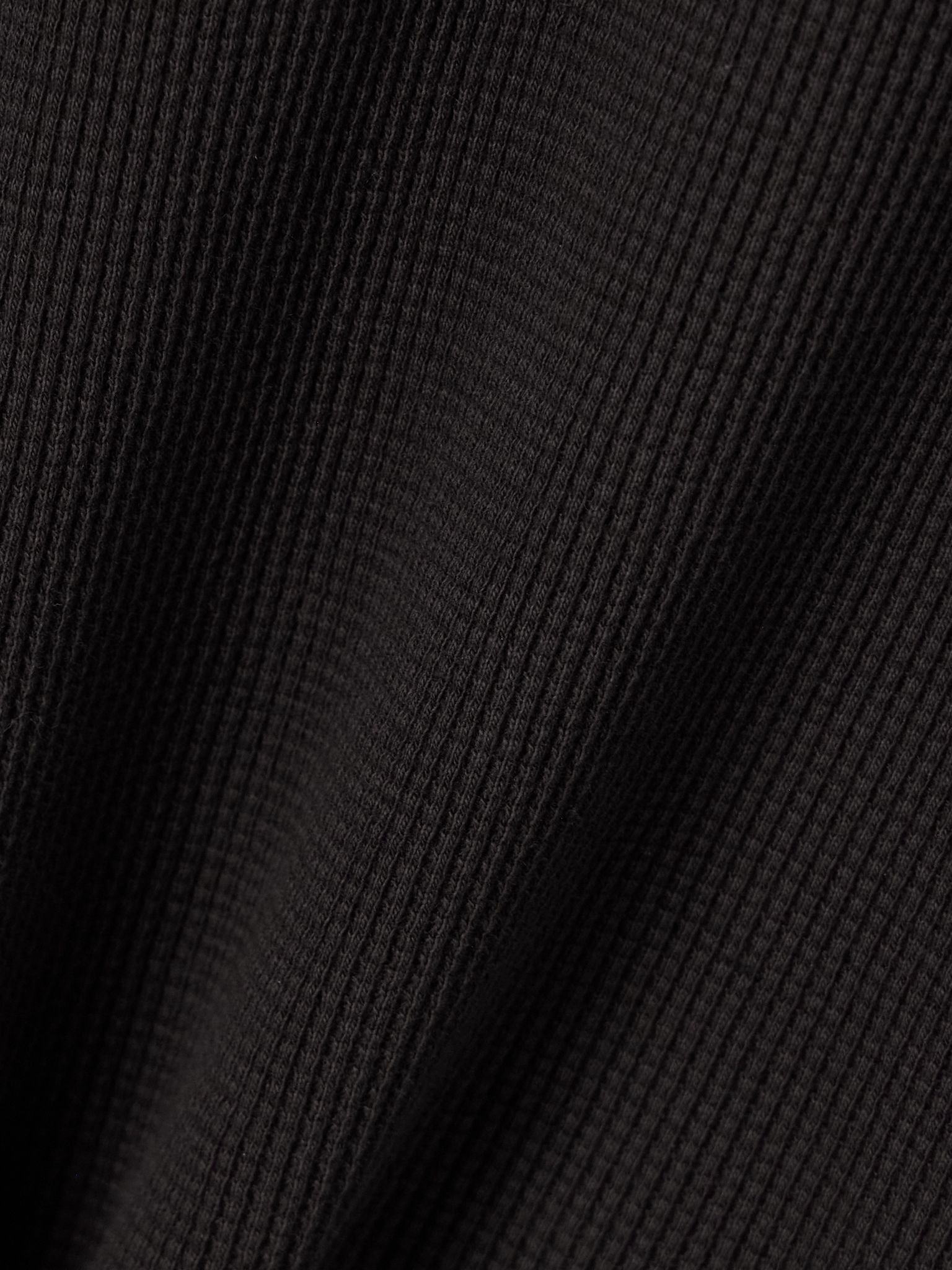 Pilar waffle-knit cotton T-shirt Chocolate - 5