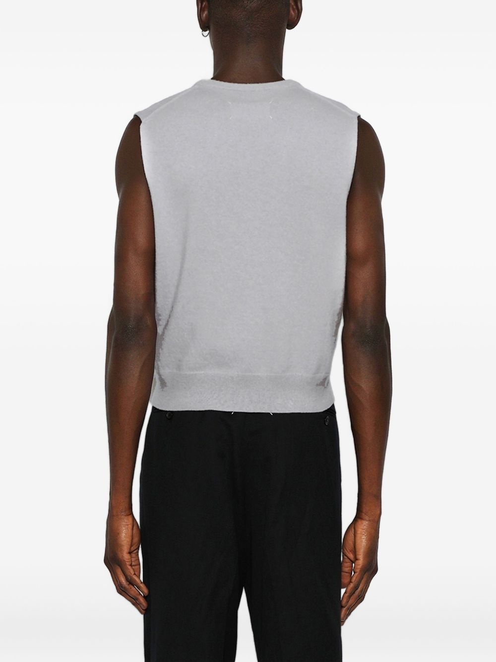virgin wool vest - 5