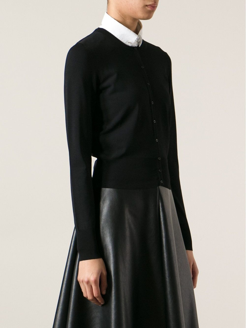 fitted cardigan - 3