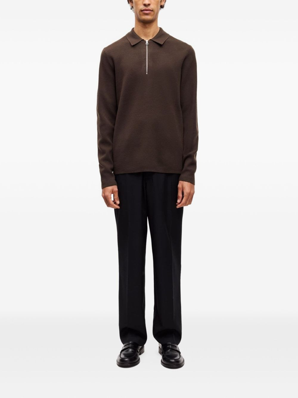 half-zip polo shirt - 2