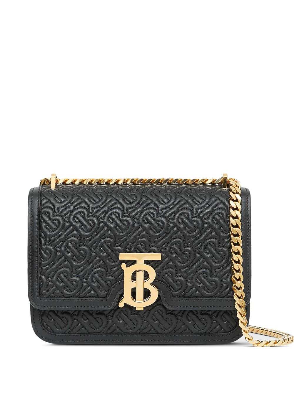 Medium Quilted Monogram Lambskin TB Bag - 1