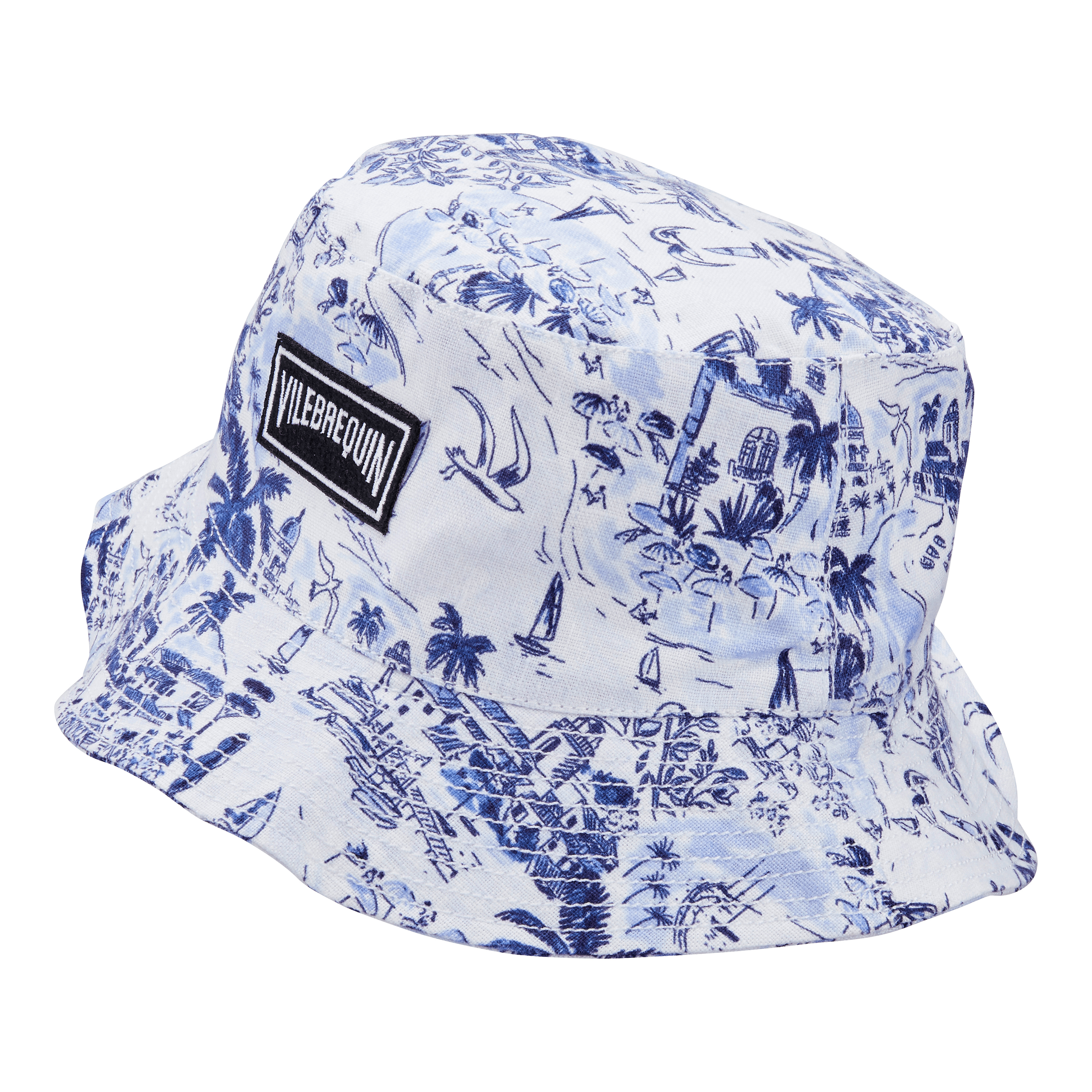 Linen Bucket Hat Riviera - 1