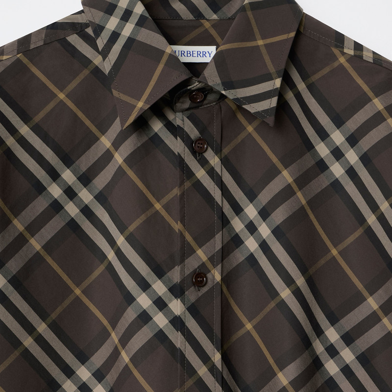 Relaxed Fit Check Cotton Shirt 4