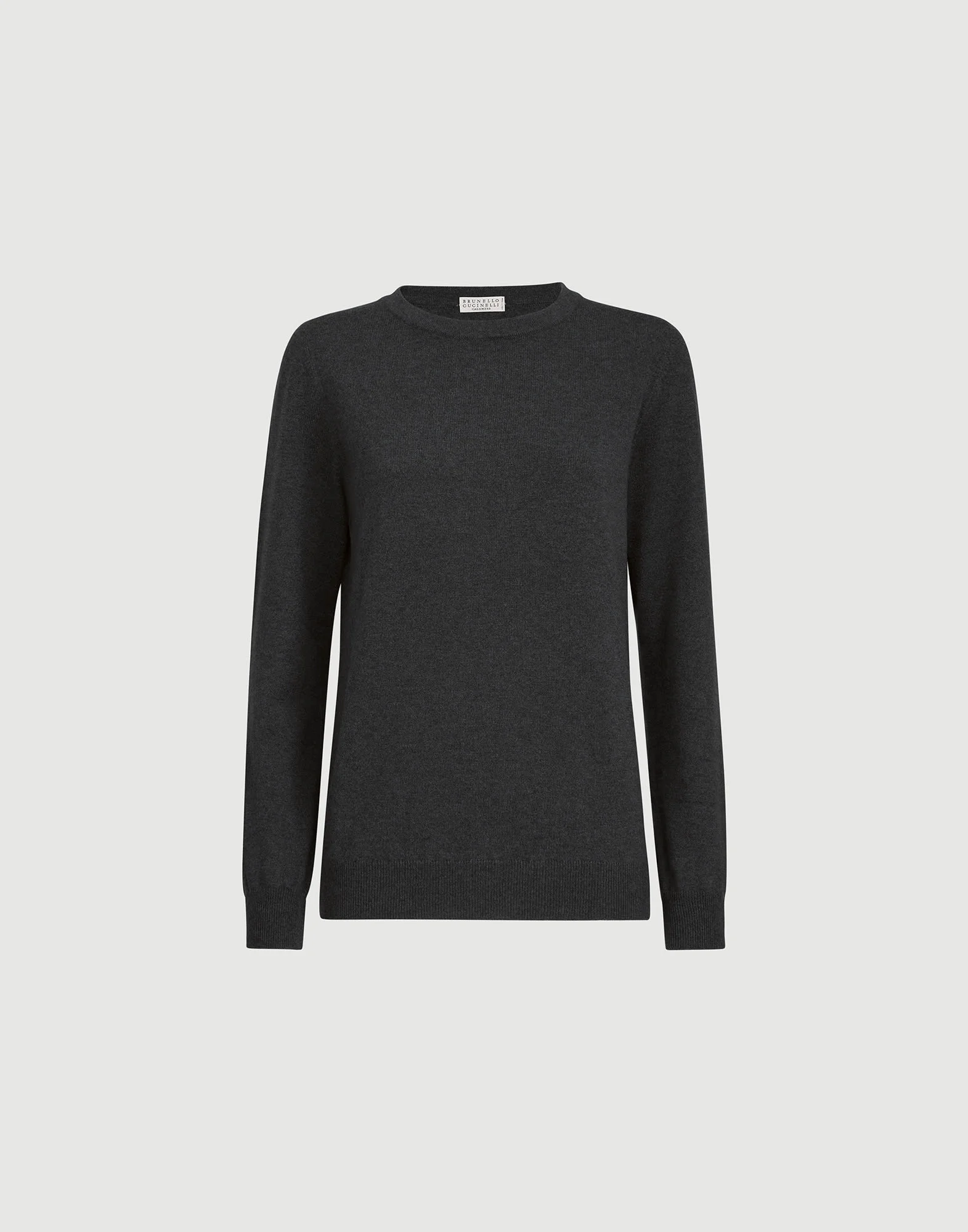 Cashmere sweater with monili - 1