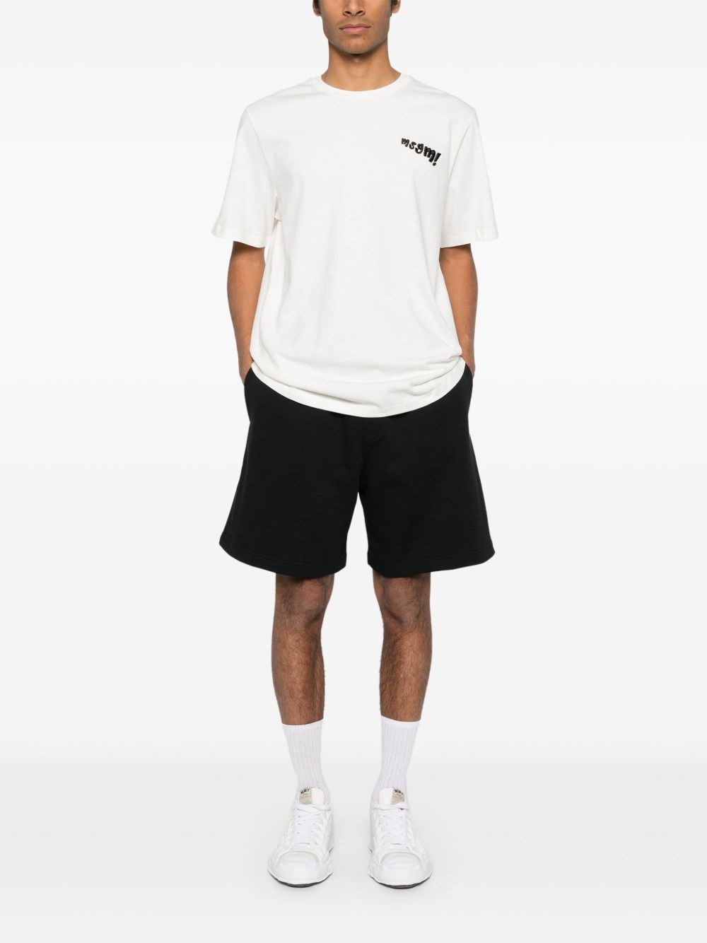 logo-embroidered T-shirt - 2