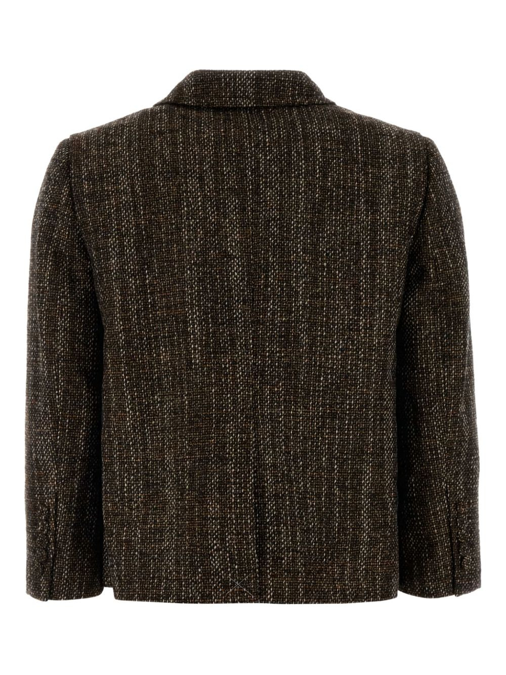 tweed double-breasted jacket - 2