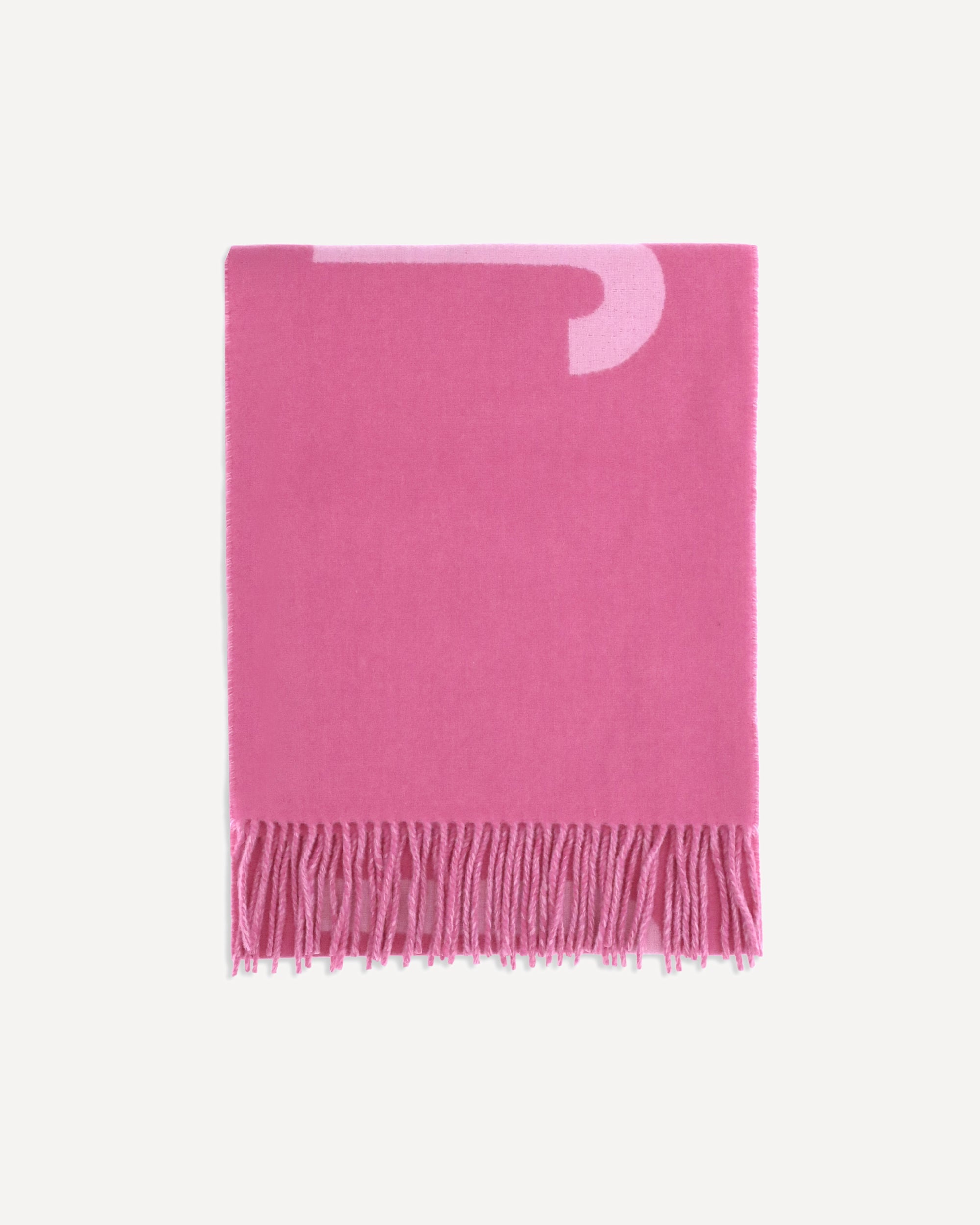 Fringes wool Scarf - 1