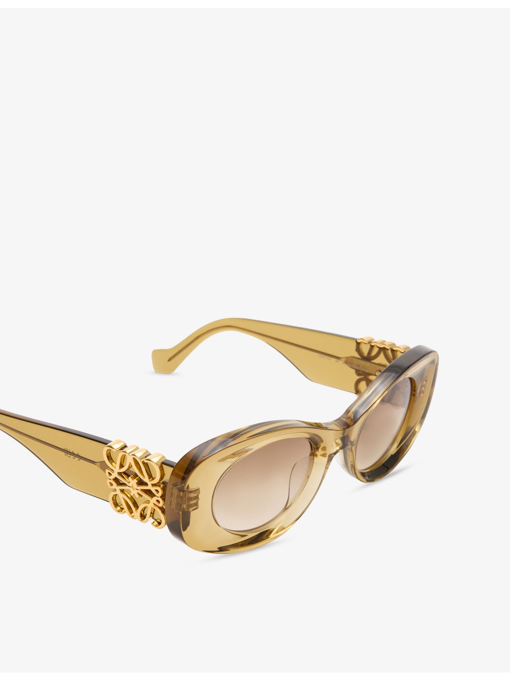 G821MXIX01 Oval Frame Acetate Sunglasses - 4