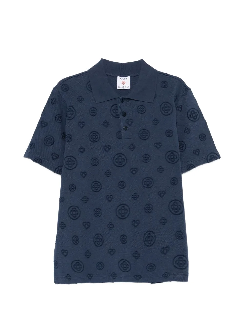 monogram polo shirt - 1