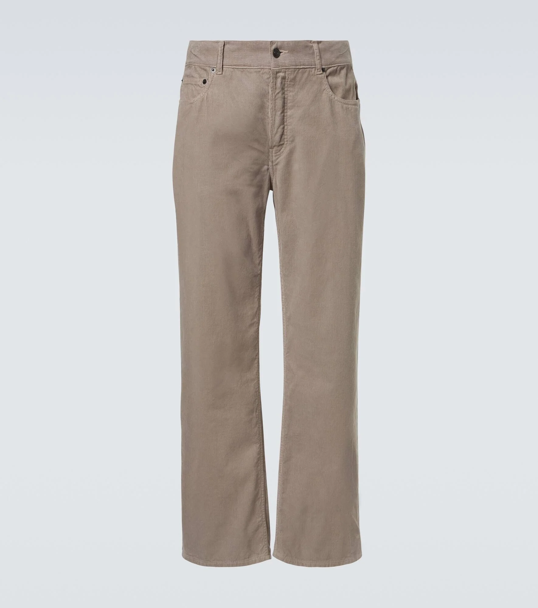Rossen cotton corduroy straight pants - 1