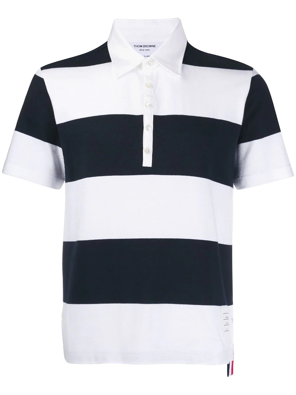 4-Bar rugby stripe polo shirt - 1