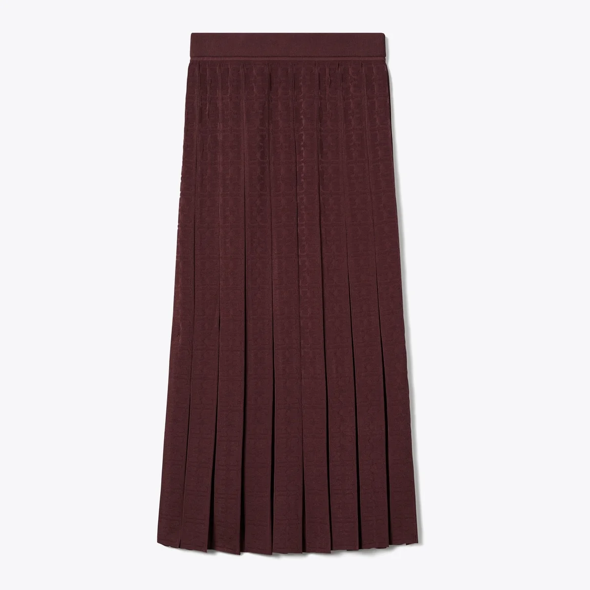 T Monogram Jacquard Skirt - 1