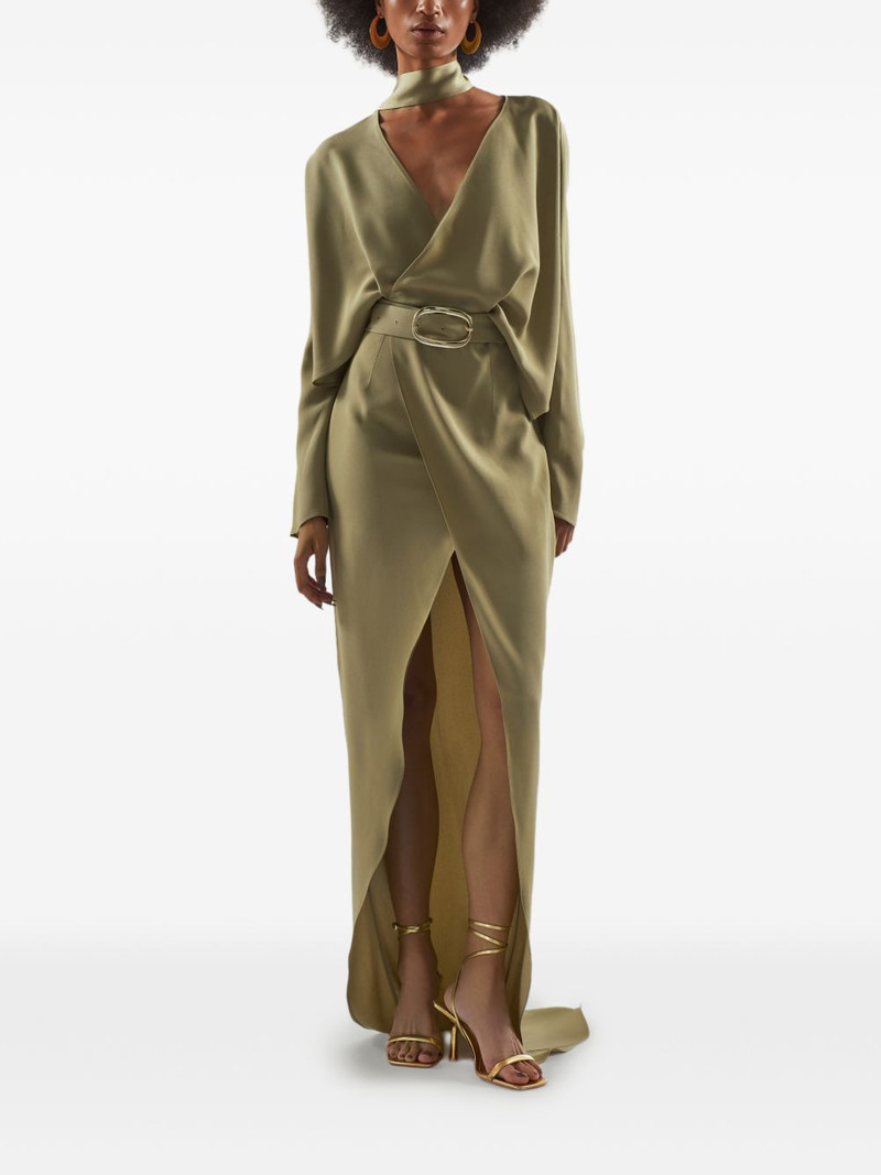 Taller Marmo Dunaway V-neck belted dress outlook