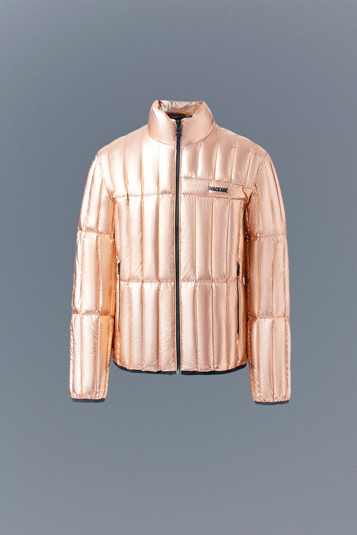 PHILIP-M Metallic Laminate Light Down Jacket - 1