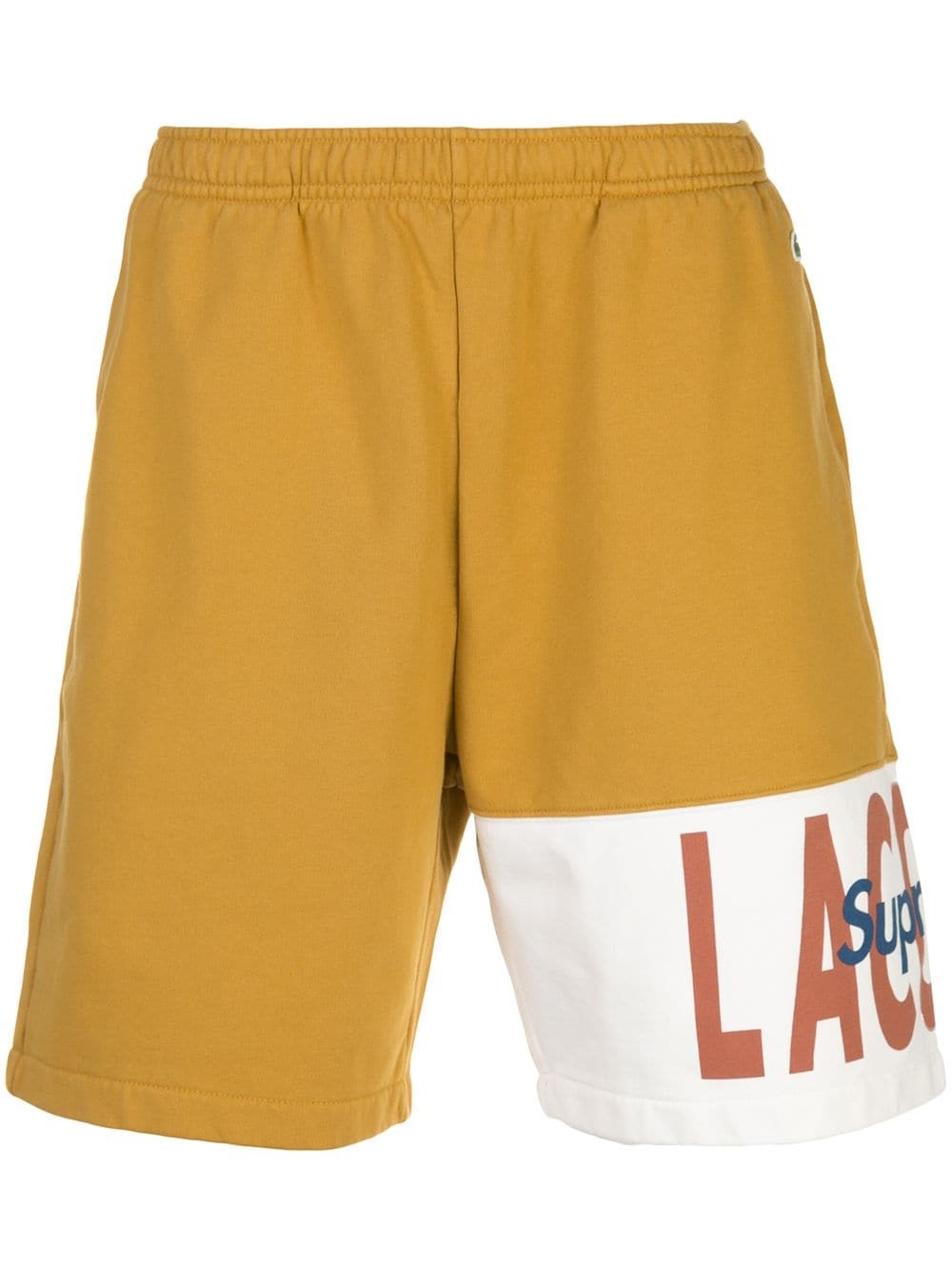 Lacoste logo panel track shorts - 1