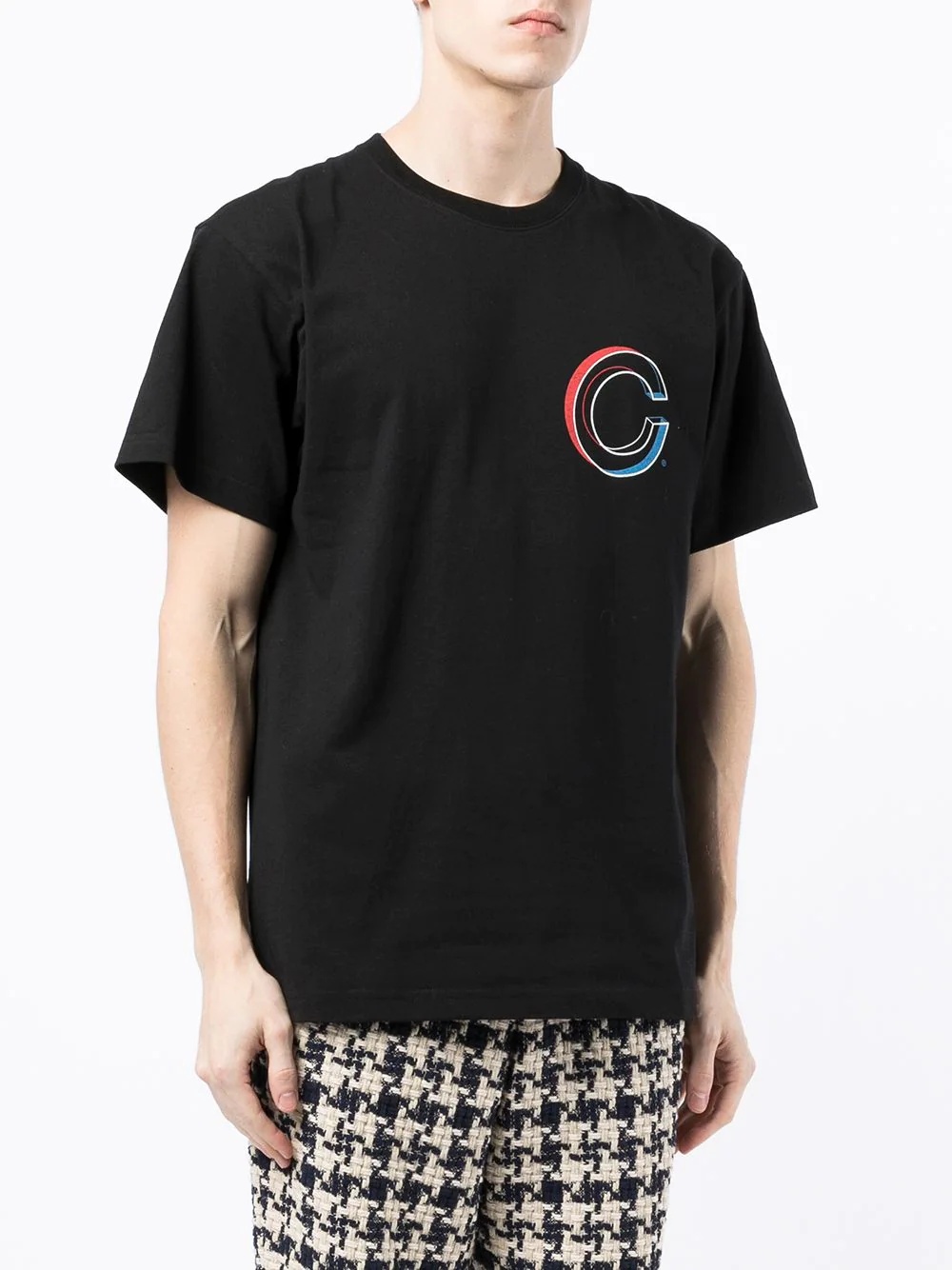 Globe logo-print short-sleeve T-shirt - 3