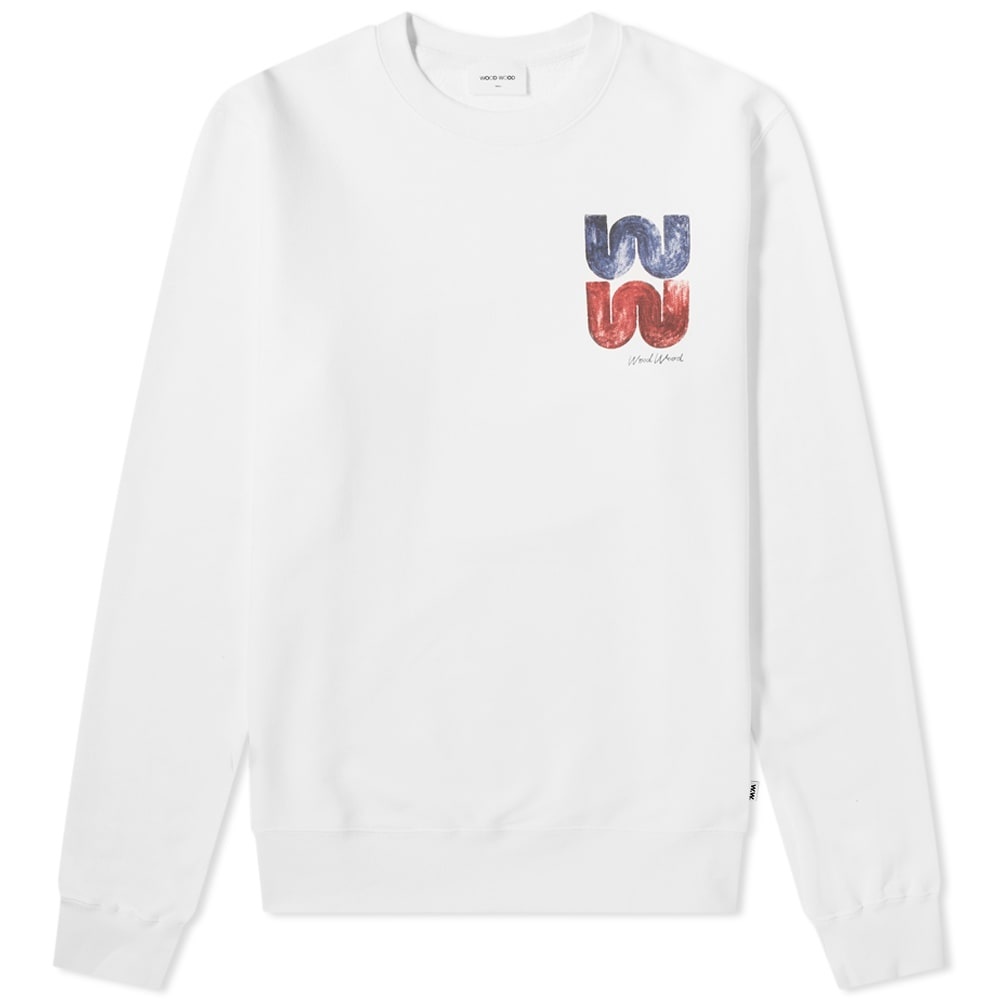 Wood Wood Hugh WW Crew Sweat - 1