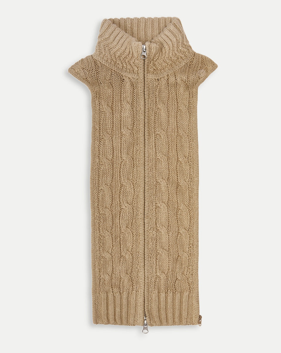 RADIA SILK-LINEN DICKEY - 2