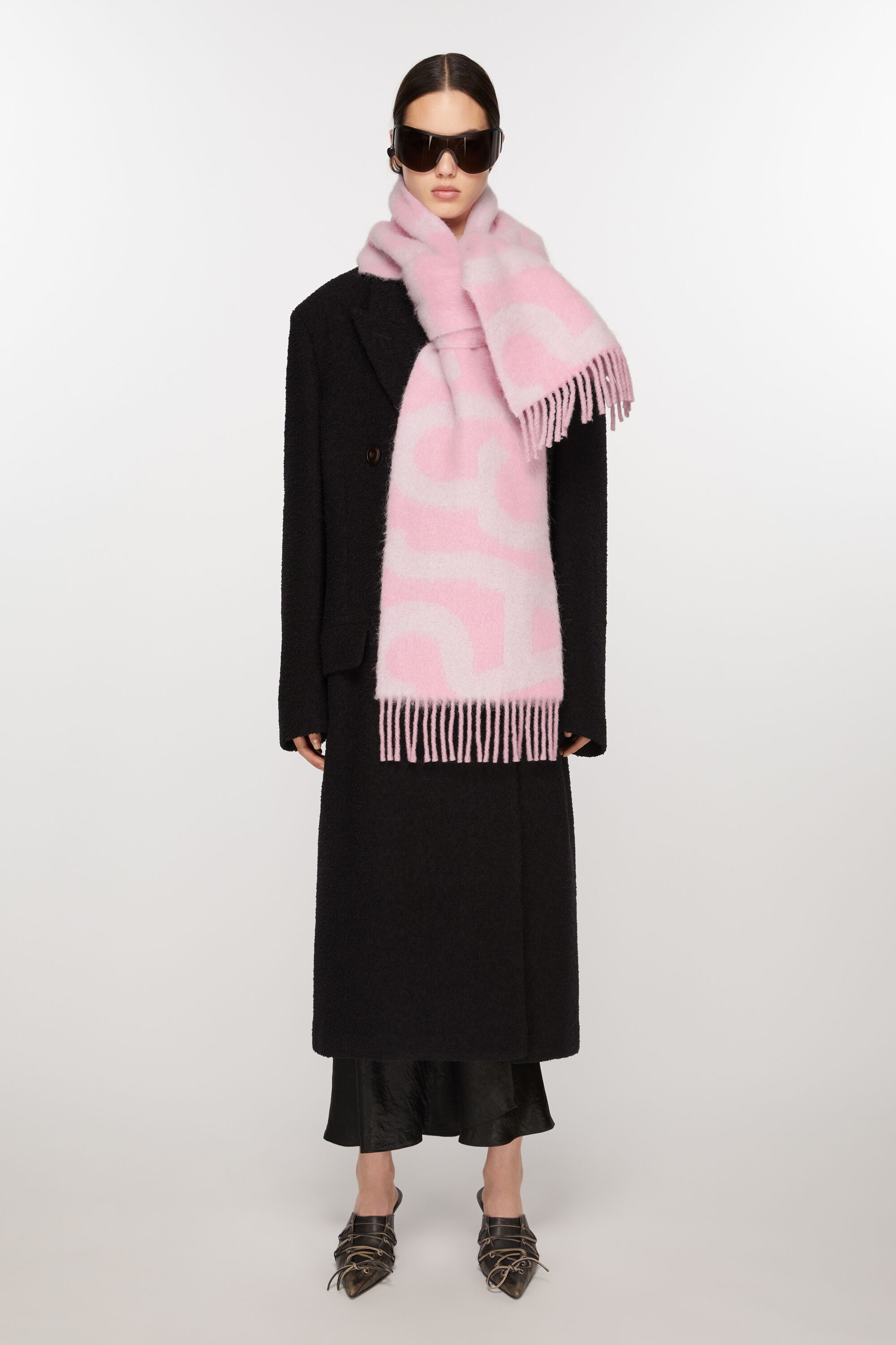 Logo scarf - Pink - 2