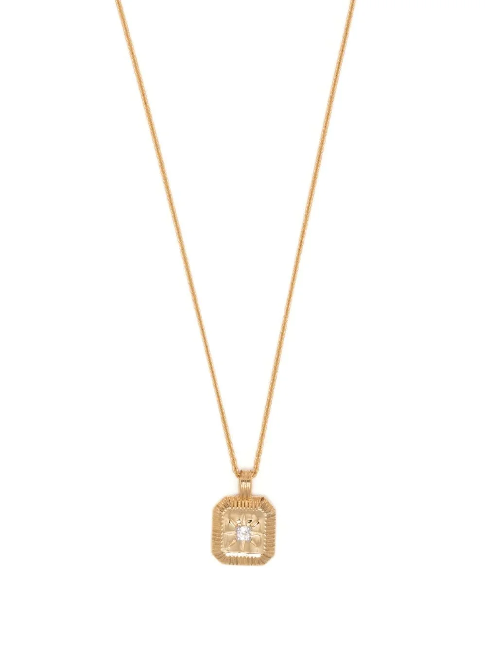 April birthtstone star-pendant necklace - 1
