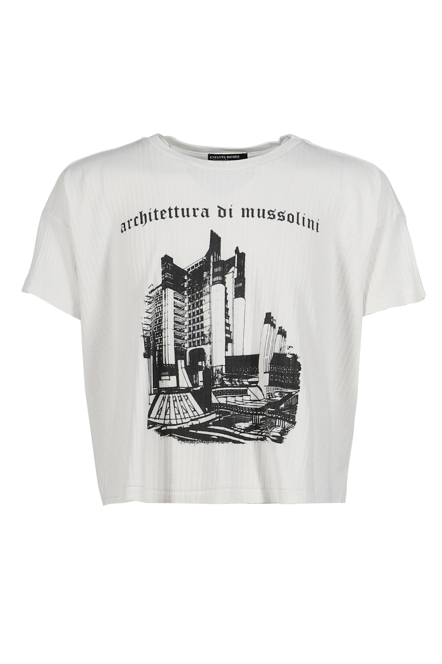 ARCHITETTURA DI MUSSOLINI RIB T-SHIRT / FADED WHT - 1