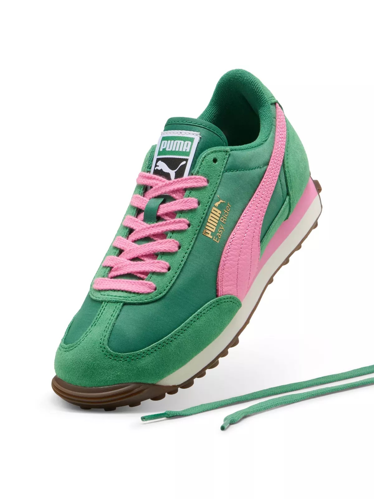 PUMA Easy Rider Vintage "Archive Green/Poised Pink" Women's Shoe - 5