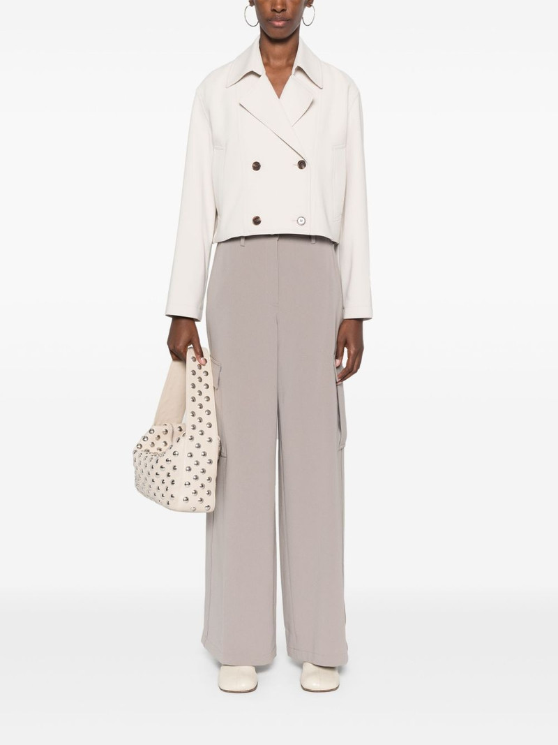 Theory crepe cropped jacket outlook